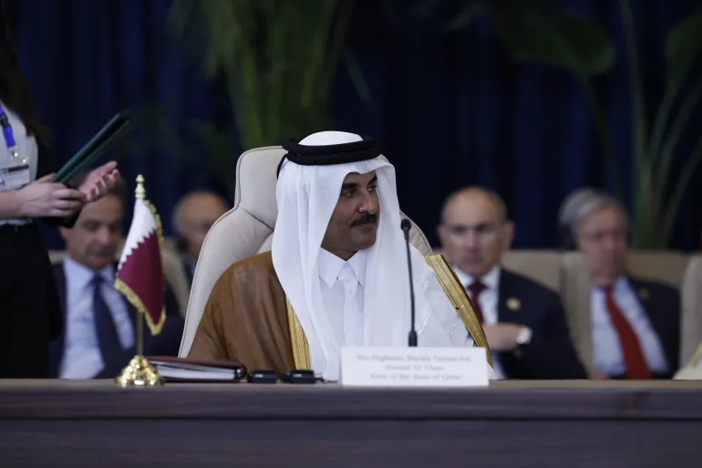 Qatari Emir Lauds Outcomes Of Sharm el-Sheikh Peace Summit 2 getty 68ed97a607 1760401318