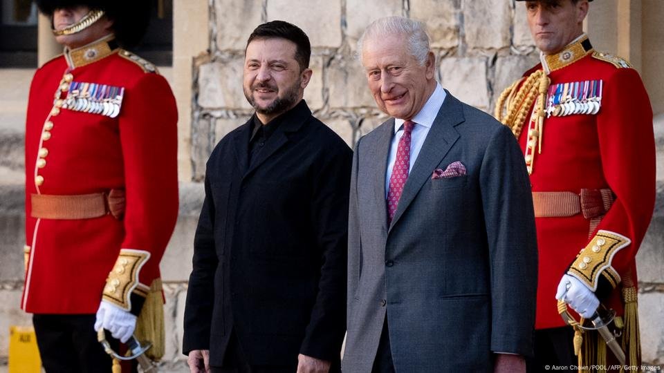 Starmer Touts UK As Ukraine's Closest Ally 2 king and Zelenskyy