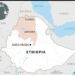 Tigray Forces Seize Airports As Tensions Rise 14 map of Ethiopia showing Tigray and Amhara regions