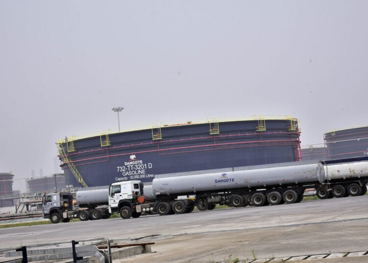 Dangote to Expand Refinery to 1.4 Million Barrels Per Day 1 Refinery tank