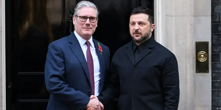 UK Prime Minister, Keir Starmer and President Volodymyr Zelenskyy