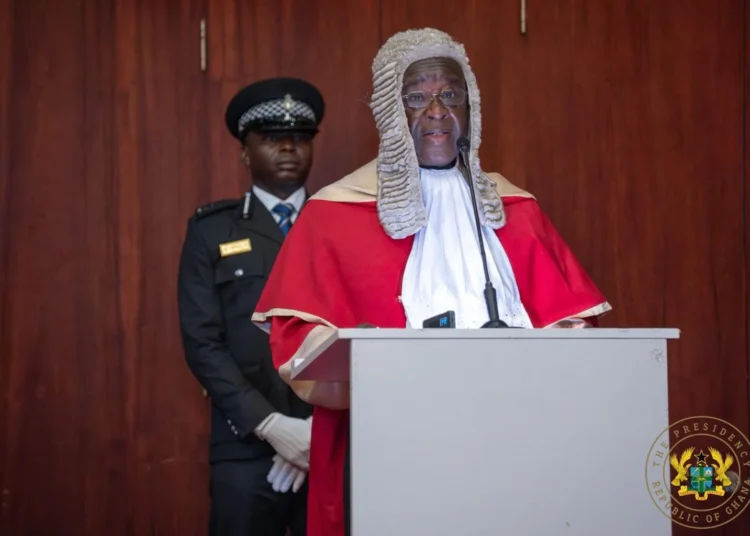 Chief Justice Baffoe-Bonnie Outlines Judicial Renewal at Swearing-In 1 Chief Justice Paul Baffoe-Bonnie