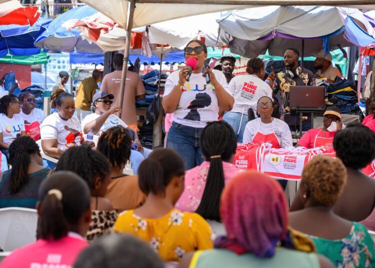 Access Bank, BoG Ladies Unite to Empower Market Women with “Pink Pride” Campaign 1 Access Bank, BoG Ladies Unite to Empower Market Women with “Pink Pride” Campaign