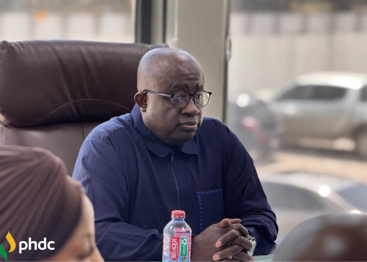 PHDC Deepens Engagement with Key State Energy Institutions 1 Acting Chief Executive Officer of the PHDC, Dr Toni Aubynn