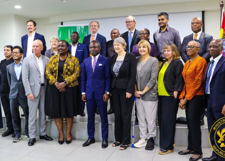 Ghana Strengthens Global Ties to Boost Health Sovereignty 1 The Minister for Health with the Ministry officials and officials delegation from the Alliance for Health Policy and the Institute Research Board