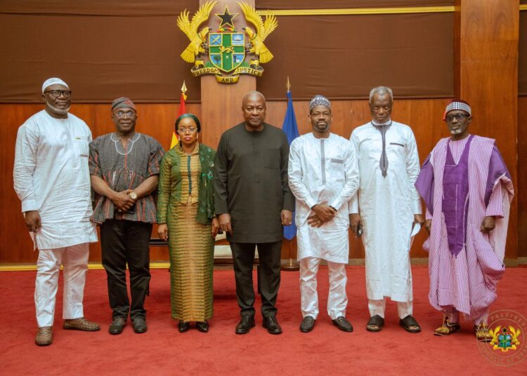 President John Dramani Mahama With Hajj Board