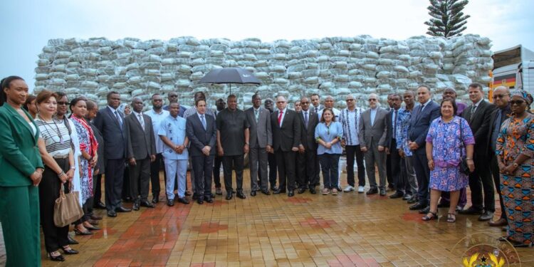 Mahama Extends Ghana’s Solidarity with Donations to Jamaica, Cuba, and Sudan 1 President John Dramani Mahama leads Ghana Donation to Cuba, Sudan and Jamaica