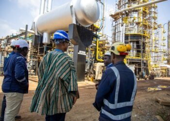 IMANI Boss at the Tema Oil Refinery
