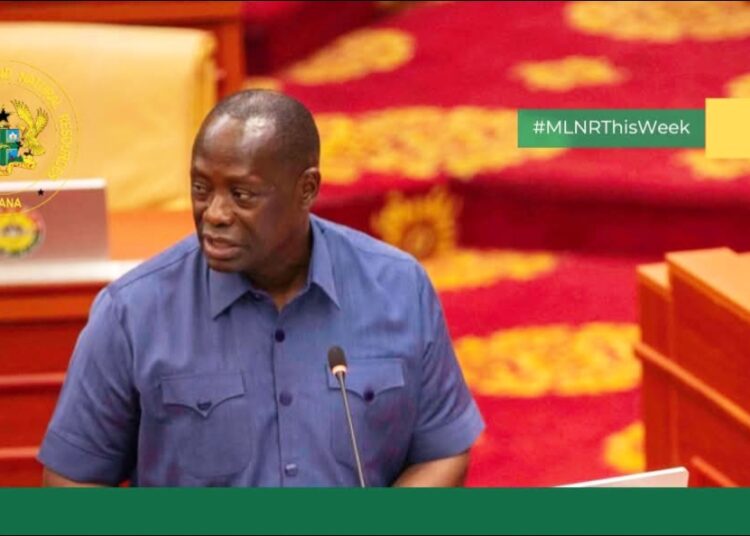 Government Lays Revised Lithium Mining Lease before Parliament 1 Hon. Emmanuel Armah-Kofi Buah, Minister for Lands and Natural Resources