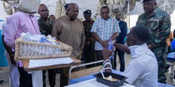 President John Dramani Mahama visit victims of the El-Wak stampede admitted at the 37 Military Hospital