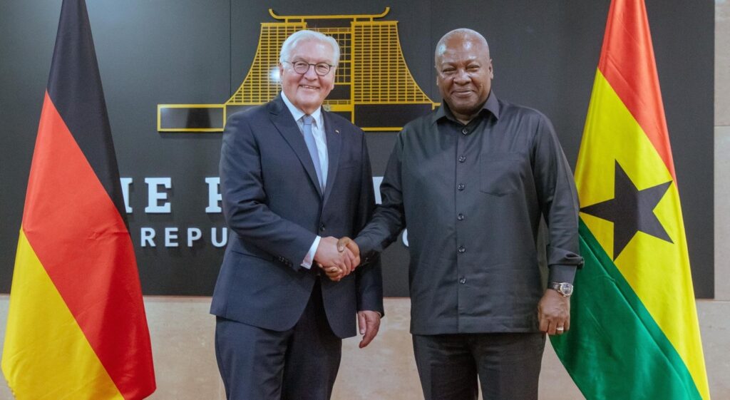 Mahama, Steinmeier Deepen Ghana-Germany Partnership, Ghana Set to Receive over €65 million in Development Support 6 Mahama and Walter Steinmeier 5 1