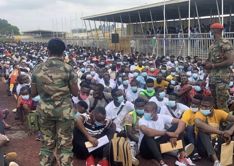 Six Perish in Armed Forces Recruitment Stampede 1 Applicants Seated before Military Officials