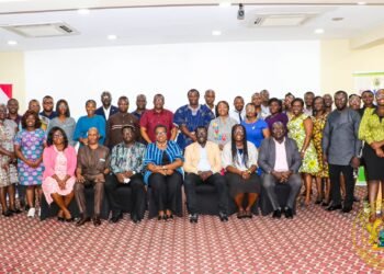 Officials of the Ministry of Health at the Program