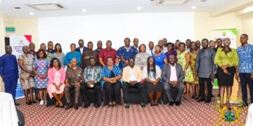 Officials of the Ministry of Health at the Program