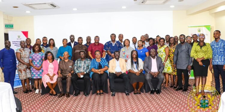 Officials of the Ministry of Health at the Program