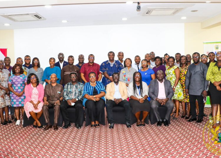 Officials of the Ministry of Health at the Program