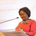 Ghana’s Vice President, Professor Naana Jane Opoku-Agyemang, speaking at the Africa Growth and Opportunity—Research in Action (AGORA) Conference in Palermo, Italy