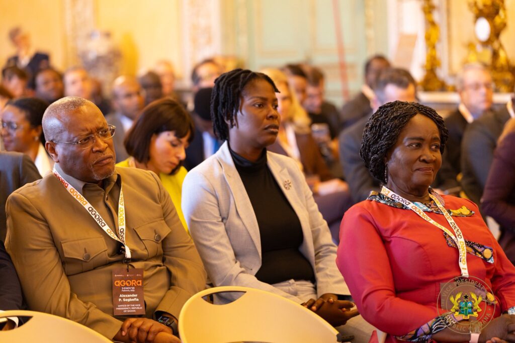 Ghana Backs Youth Creativity with Digital and Green Job Initiatives - Vice President @AGORA Conference 3 Ghana’s Vice President, Professor Naana Jane Opoku-Agyemang, speaking at the Africa Growth and Opportunity—Research in Action (AGORA) Conference in Palermo, Italy