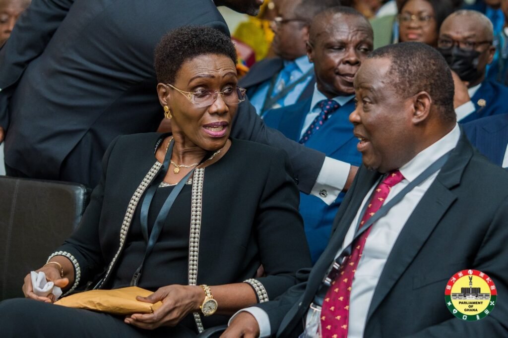 Chief Justice Nominee Baffoe-Bonnie Vows to Restore Trust in Judiciary at Vetting 3 Parliament Vetting of CJ Nominee 1