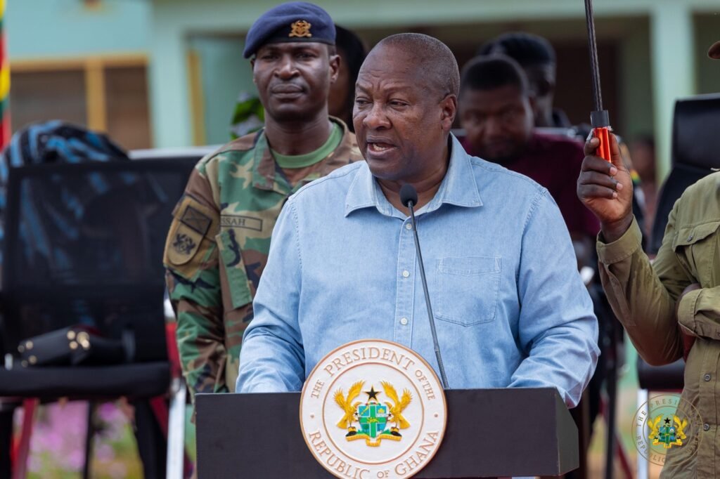 President Mahama @Vegetable Development Project 5