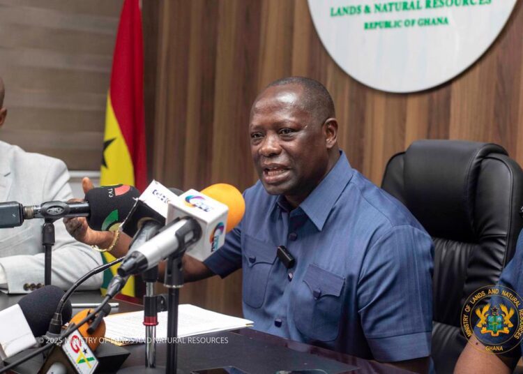 Large-Scale Mining Companies Seal off Concessions to Support rCOMSDEP - Lands Ministry 1 Hon. Emmanuel Armah-Kofi Buah, Lands Minister