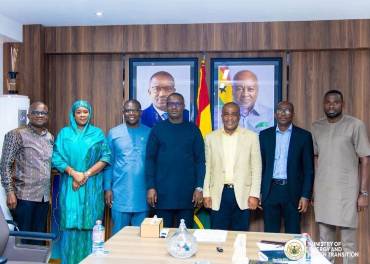 Hon. Dr. John Abdulai Jinapor  with the new Board Members