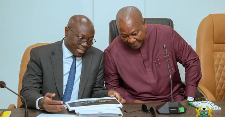 President John Dramani Mahama and Dr. Cassiel Ato Forson