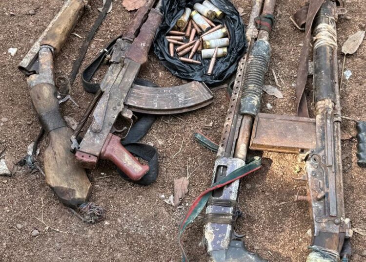 Ashanti South Police Foil Highway Robbery And Neutralize Three Suspects 1 Weaponry Recovered From Crime Scene