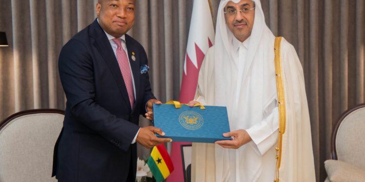 Ghana, Qatar Begin Full Implementation of Labour Mobility Deal 1 Ghana’s Minister for Foreign Affairs, Hon. Samuel Okudzeto Ablakwa and Qatar’s Minister for Labour, His Excellency Dr. Ali bin Saeed bin Samikh Al Marri