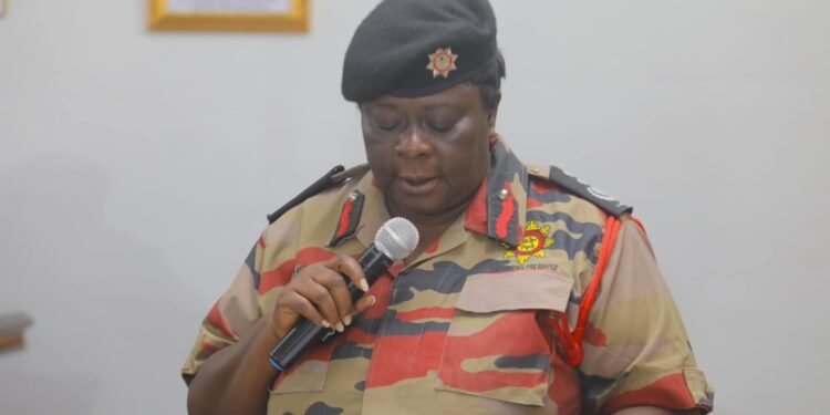 Madam Daniella Mawusi Ntow Sarpong, Chief Fire Officer of GNFS