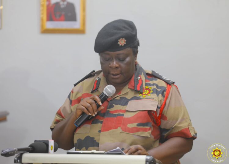 Madam Daniella Mawusi Ntow Sarpong, Chief Fire Officer of GNFS