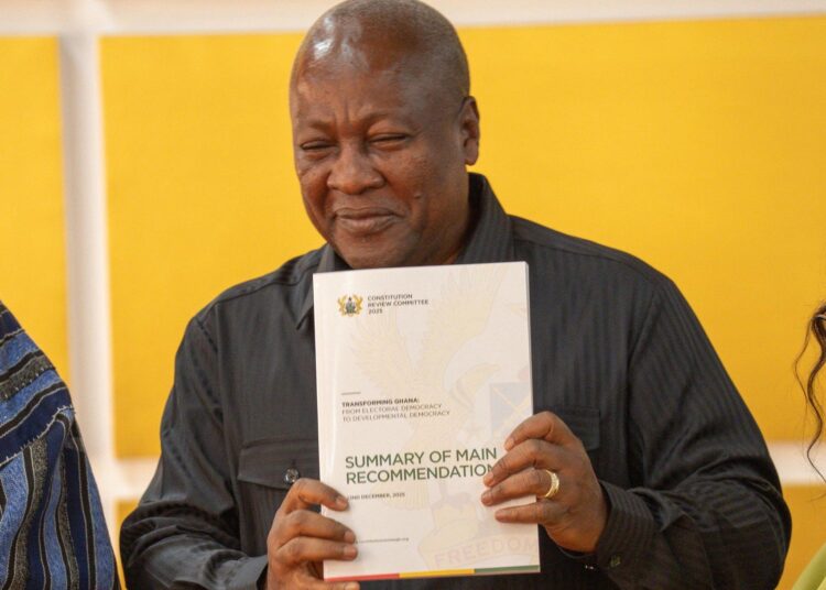 CDD-Ghana Sets Three Tests for Constitutional Reform Success 1 President John Dramani Mahama