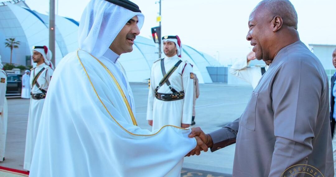 Mahama Attends Doha Forum 2025 as Ghana–Qatar Relations Deepen 1 President John Dramani Mahama arrives in Doha, Qatar