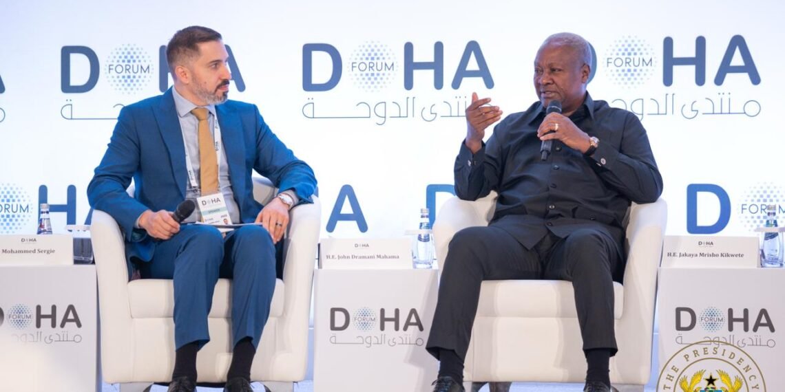 President John Dramani Mahama at the Doha Forum
