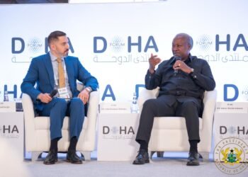President John Dramani Mahama at the Doha Forum