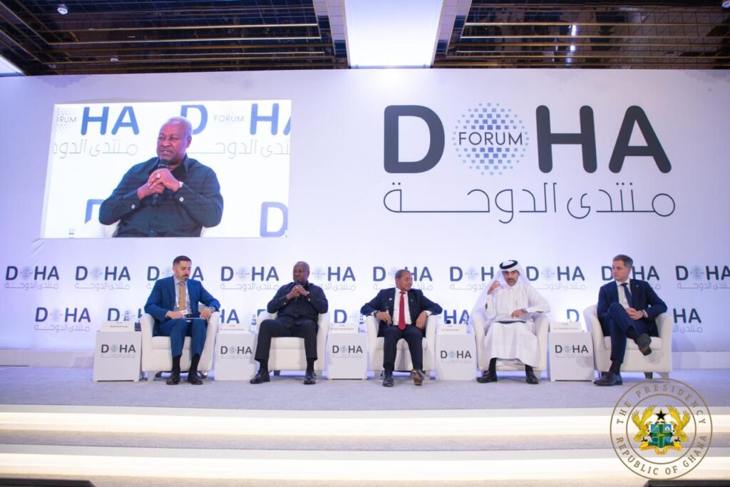 President John Dramani Mahama at the Doha Forum