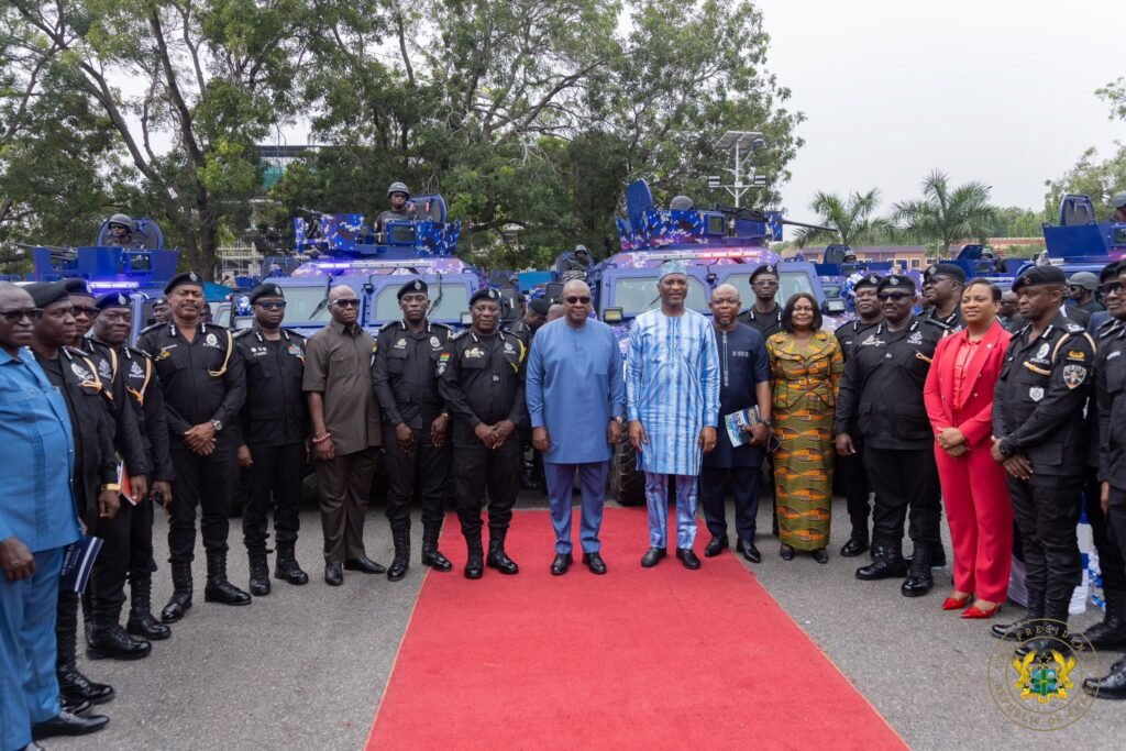 President Mahama @Police Armoured Vehicle Event 2