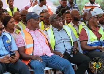 Some Contractors at the Sod cutting ceremony for the construction of the Suyani Outer Ring Road Project