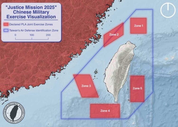 China Flexes Military Muscle with Live-Fire Drills Around Taiwan 1 Taiwan 768x543 1