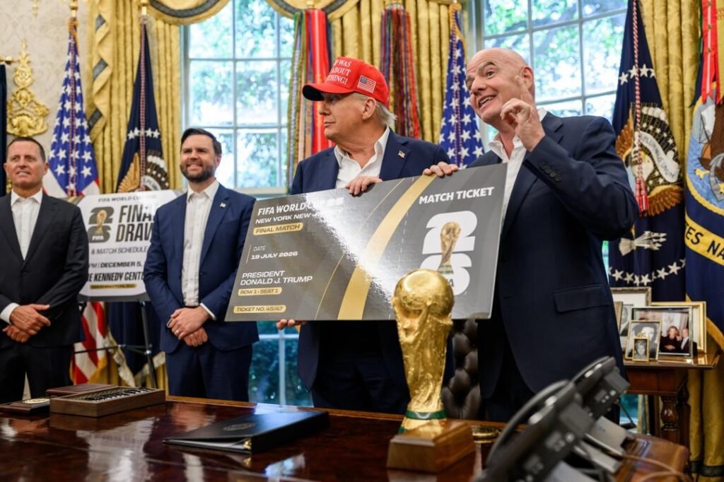 Trump Crowned First FIFA Peace Prize Winner 3 Trump @FIFA 2025 Draw 3