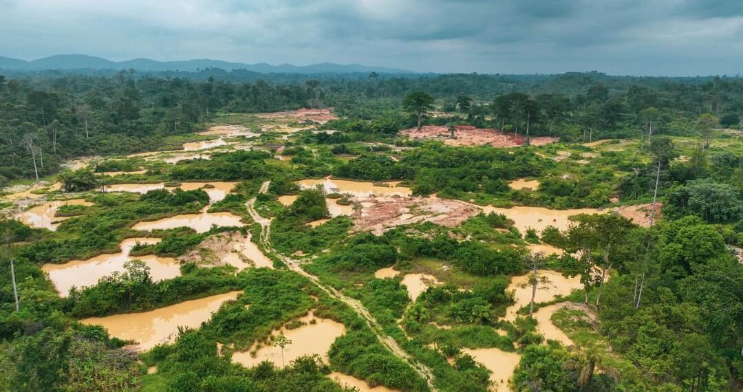 Galamsey Impact of farms in the Ashanti Region