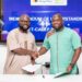 Mr. Kodzo Yaotse, Policy Lead at ACEP with CEO of SolarTaxi Ghana, Mr. George Appiah
