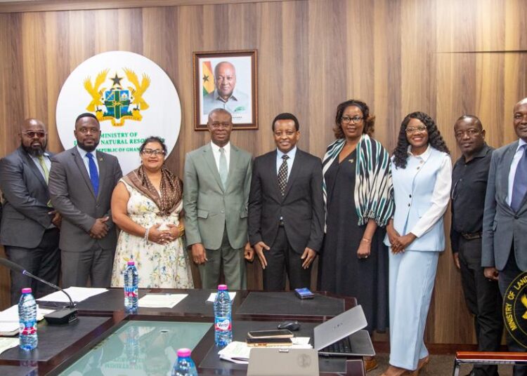 Ghana, Namibia Deepen Cooperation on Natural Resources 1 Namibian Delegation with Lands Ministry Staff