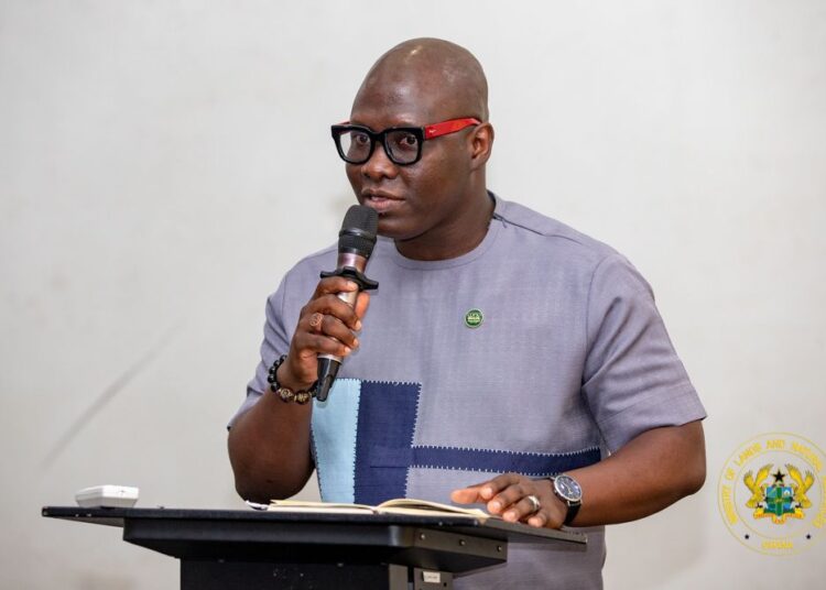 Lands Ministry Reaffirms Commitment to Lawful Mining Operation 1 Paa Kwesi Schandorf, the Media Relations Officer
