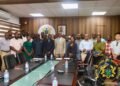 Deputy Lands Minister with the Stakeholders