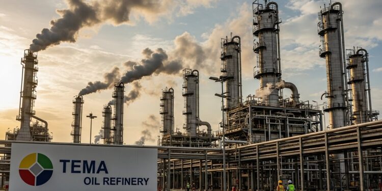 TOR Resumes Crude Oil Refining After Years of Shutdown 1 Tema Oil Refinery (TOR)