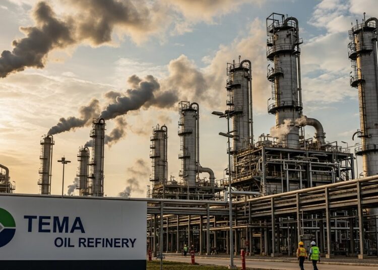 TOR Resumes Crude Oil Refining After Years of Shutdown 1 Tema Oil Refinery (TOR)