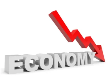 depositphotos 89667410 stock photo graph down economy arrow