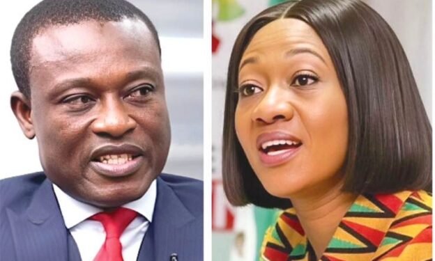 Special Prosecutor Kissi Agyebeng and EC Chairperson Jean Mensah