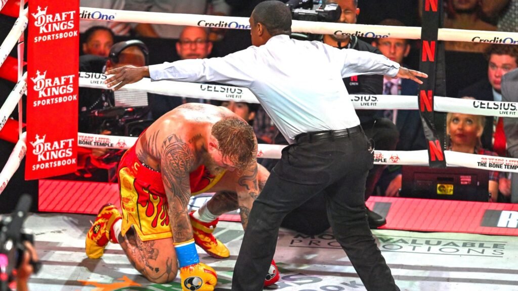 Anthony Joshua Ends Jake Paul with Sixth-Round Knockout 3 Paul was unable to continue after being floored heavily in the sixth round